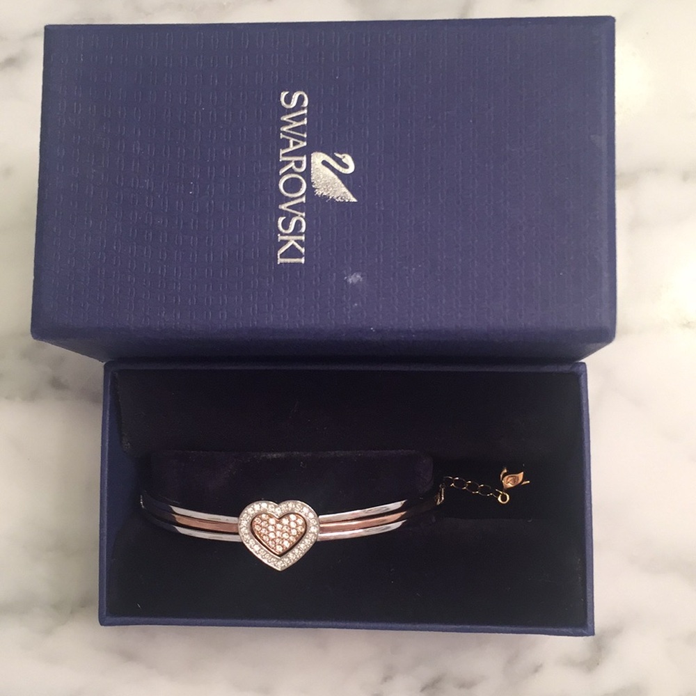 BRAND NEW Swarovski crystal tri-color bracelet